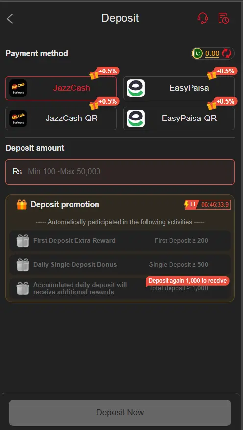 How To Deposit Money in E98 Game?